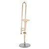 Miniature Trombone, Mini Musical Instrument, Ornament, Gold Plated Music Model