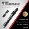 ASP Scribe, Pen-Style Pocket LED Flashlight, 330 Lumens, Bright Cree