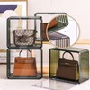 Acrylic figure organizer large shelf display stand 1 shelf 2 shelves Large (1 shelf)/Brown