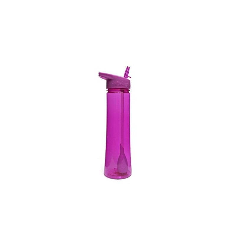 refresh2go 1050-P-2pk Sleek Pink 2 Filtered Water Bottle, 2-Pack, Royal