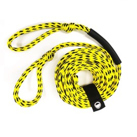 NIUTRIP Boat Tow Rope for Watersports, 60FT Length 3k-6k, Heavy Duty Towable Rope in Yellow and Black