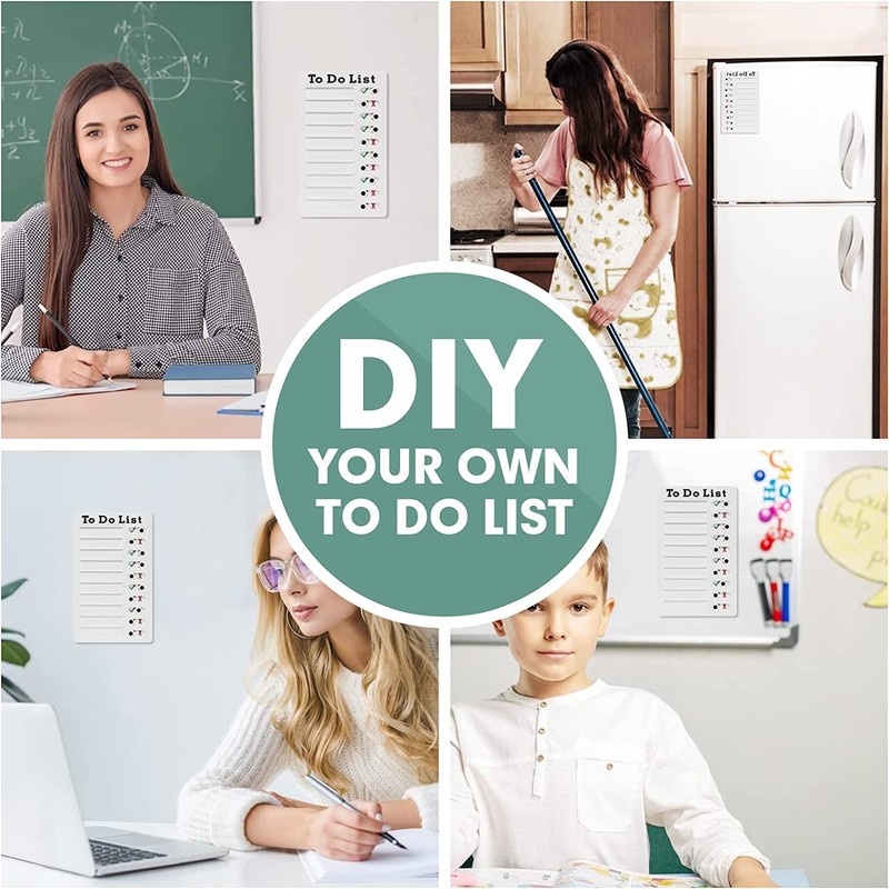 MEISO 2 Pack To Do List Checklist Board, Chore Chart