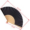 Lomodo Decorative Folding Fans Handheld Bamboo Folding Fan Paper Folded