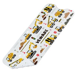 Baby Bath Mat for Tub Non Slip-40 X 16 Inch, Extra Long Kids Bathtub Mat Mold Free, Bathtub Shower Mat Anti Slip with Suction Cups & Drain Holes for Bathroom, Machine Washable, Vehicle