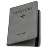 Passport Holder PU Leather RFID Blocking Passport Cover Travel Wallet