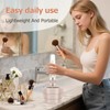 Portable Electric Makeup Brush Cleaner Machine with Foldable Silicone Cleaning