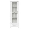 Teamson Home Delaney Linen Cabinet, Storage, White