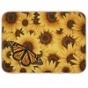 Monarch Butterfly Dish Drying Mat Small for Kitchen Counter, Fast