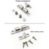 RuoFeng 70mm Furniture Cabinet Door Nickel Plated Copper Dual Ball