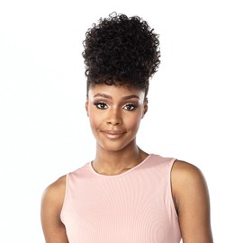 Sensationnel Instant Bun With Bangs Ila (2)