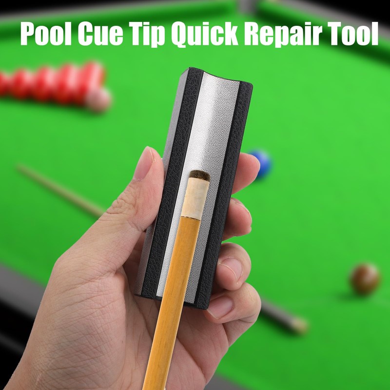 Gosknor Pool Cue Tips Shaper, Pool Stick Tip Repair Tool