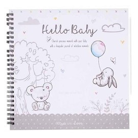 UNIQUE HOME LIVING Baby Record Book Toddler Milestone Journal Keepsake for Newborn Baby Boy & Girl, Baby Shower Christening Gift Diary Baby Memory Book