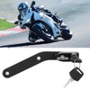 Motorcycle Helmet Anti Thief Lock with 2 Keys Fits for