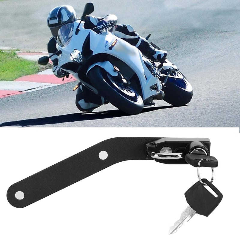 Motorcycle Helmet Anti Thief Lock with 2 Keys Fits for