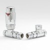 Hot Flow | Marella Modern Thermostatic Radiator Valve Straight TRV