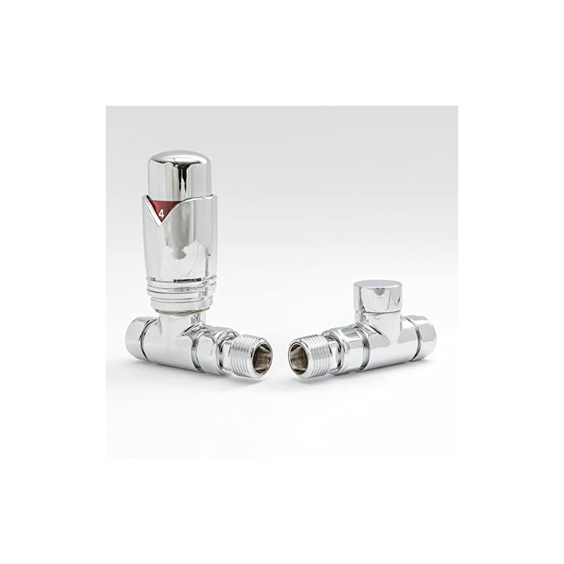 Hot Flow | Marella Modern Thermostatic Radiator Valve Straight TRV