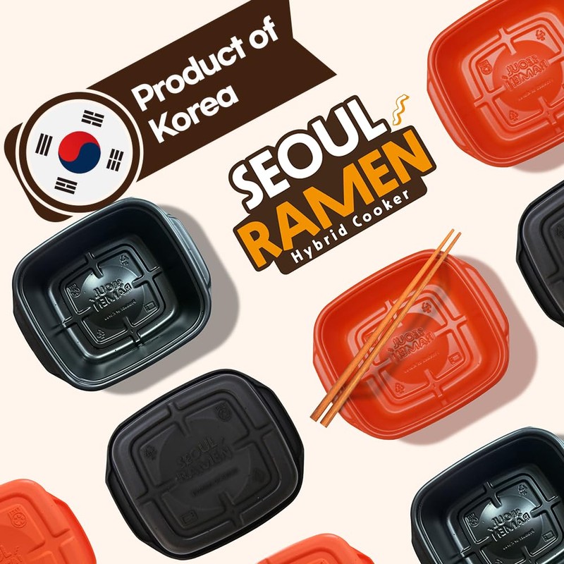 Seoul Ramen Hybrid Cooker | Microwave Ramen in 6 Minutes
