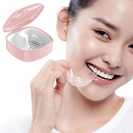 Neuytiky 2 x Denture Box, Denture Box with Sieve, Denture Box, Denture Box, Denture Box, Prosthetic Container, Braces Box, Braces Box, Braces Box, Holder, Cleaning Box