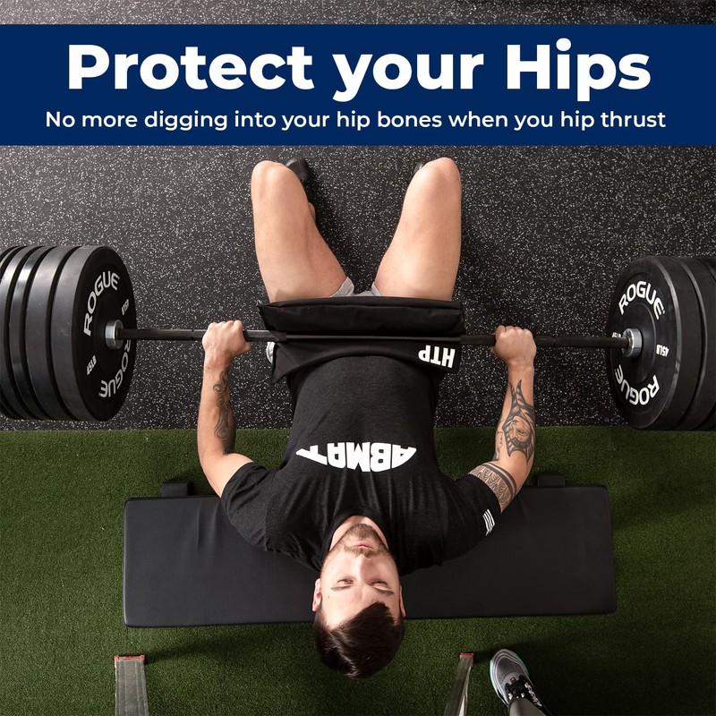 ABMAT Hip Thrust Pad Booty Glute Bridge Butt Workout, Protective