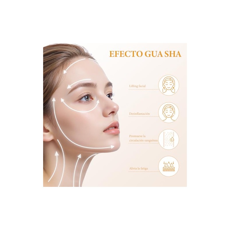 Gua Sha, Herramienta de Masaje de Acero Inoxidable Guasha, Herramienta