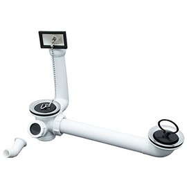 Viega Drain and overflow set, 1 1/2 inch, W 70 mm, C 100, 270 mm, 1 piece, VIE107116