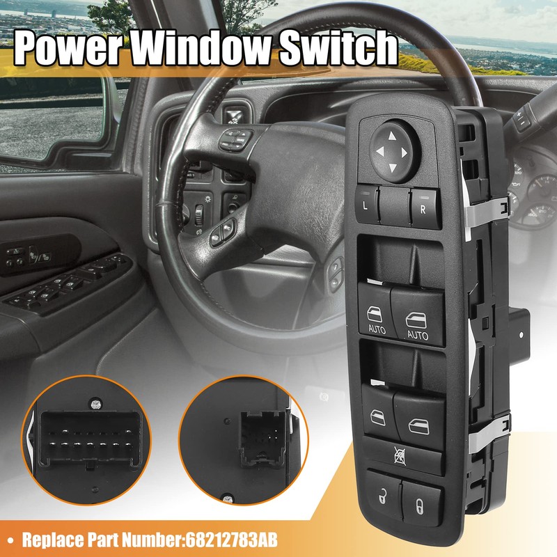 X AUTOHAUX Power Window Switch Window Lifter Switch for Ram