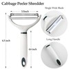 2PCS Cabbage Shredder Slicer Peeler for Coleslaw, Cabbage Cutter Grater