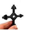 custom-sign 4 Way Drill Press Chuck Key Universal - Carbon