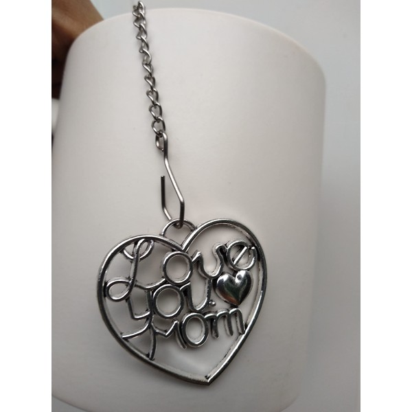 Love You Mom Heart Tea Infuser Ball for Loose Herbal