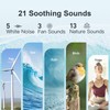 ANJANK White Noise Sound Machine Alarm Clock with Hi-Fi Bluetooth