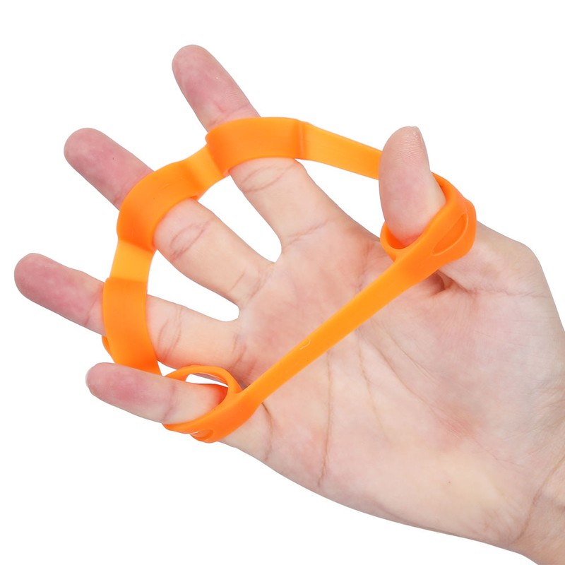 5 Colors Silicone Finger Gripper Strength Trainer Band Hand Yoga