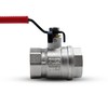 DOJA Barcelona Ball Valve with Lever Handle Red 1 Inch