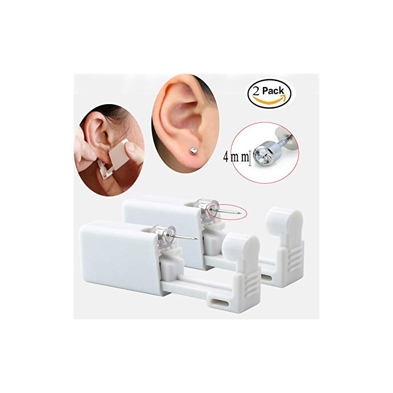 AM RONG MAGIC Ear Piercing Gun,2 Pack Self Ear Piercing