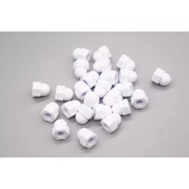 Speedway Pinball Machine Playfield Post Caps - Plastic - Acorn Nut - #6-32 / 3.5mm (25pc)