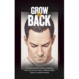 Grow It Back A Cynical Insider’s Guide to Fighting Hair Loss on Your Terms—Without Meds, Clinics, or False Promises: Take Back Control—And Your Hairline. How To Stop Hair Loss.