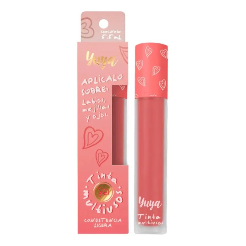 Tinta Multiusos Con Aloe Vera Color Rosa Párvula 5.5 Ml
