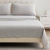 Woven Grid Soft King Size Sheet Set - Comfortable &