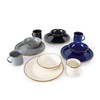 GSI Outdoors Mesa 4-Person Enamelware Camp Set – Classic Enamel