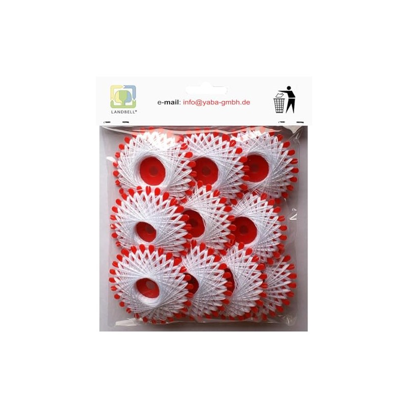 E90081 10 Stars 20 m Star Thread Polyester White/White