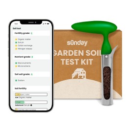 Sunday Garden Soil Test Kit - Helps Tailor Your Garden Care Plan - Tests for Soil’s pH, Macronutrients & Micronutrients - Receive Results in 3-4 Weeks