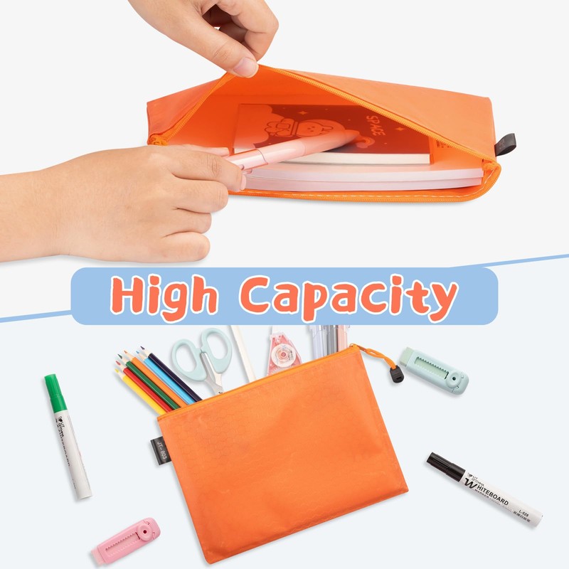 LUHIUMOYA A5 Document Wallet, Waterproof Document Bag with Zip, Bag