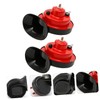 Sosoport 2pcs Dual and Single Tone Electronic Horns for Cars