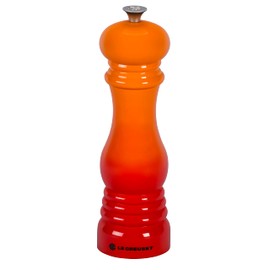 Le Creuset Salzmühle, ABS-Kunststoff, 6,2 x 6,2 x 20,8 cm, Keramik-Mahlwerk, Ofenrot, 96002000090000