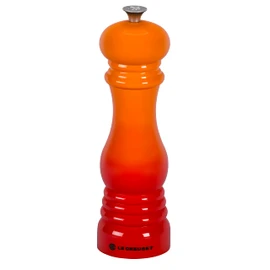 Le Creuset Salzmühle, ABS-Kunststoff, 6,2 x 6,2 x 20,8 cm, Keramik-Mahlwerk, Ofenrot, 96002000090000