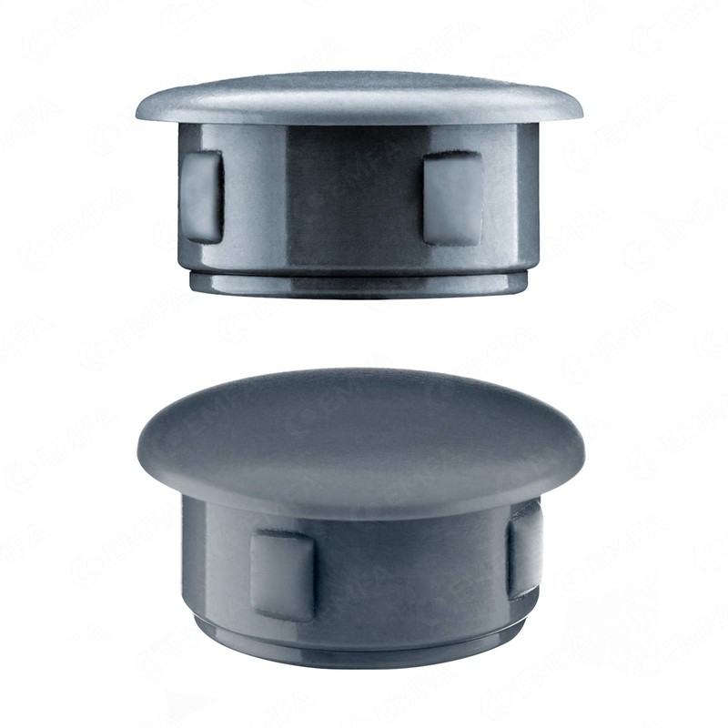 Cover plugs, blanking plugs, plastic cap., anthracite, plug for fixing