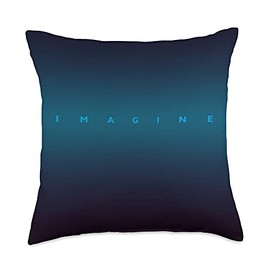Carpe Cranium, Powerful Tool, Imagine the Best Throw Pillow, 18x18, Multicolor