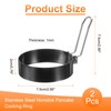 HARFINGTON 2Pcs Egg Rings 3" Stainless Steel Nonstick Pancake Cooking