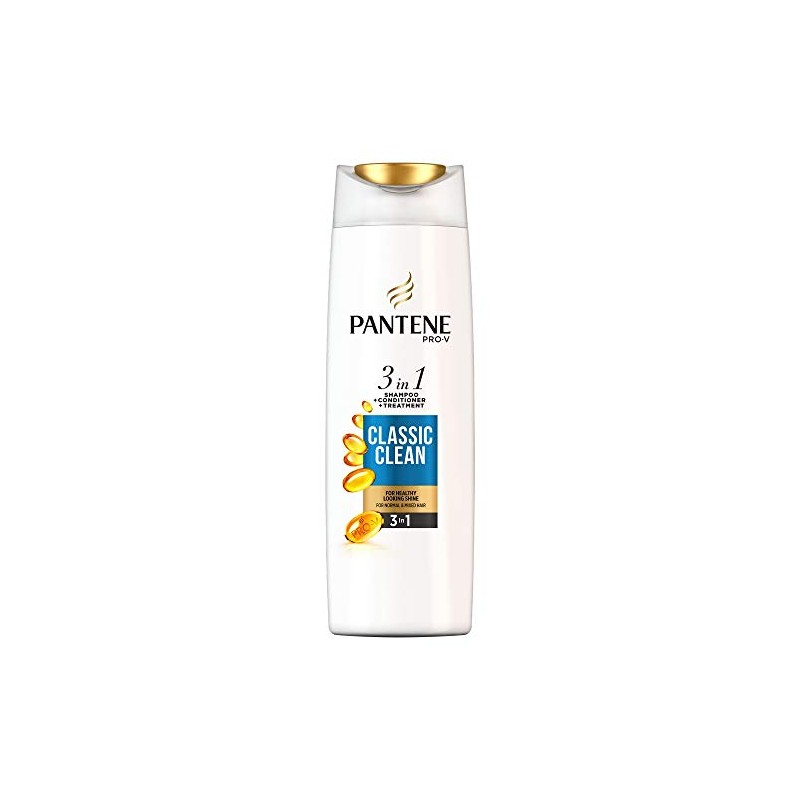 pantene shampoo 225ml 3 in 1 classic clean