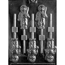 Grandmama's Goodies S007 Baseball Lollipop Chocolate Candy Soap Mold with Exclusive Molding Instructions
