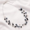 BULINLIN Crystal Layered Statement Necklace for Women, Shell Choker Necklace